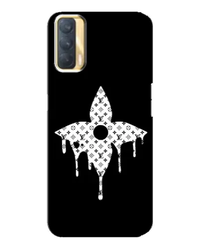 Чехол для OPPO A33 с картинкой «Цветочная монограмма»