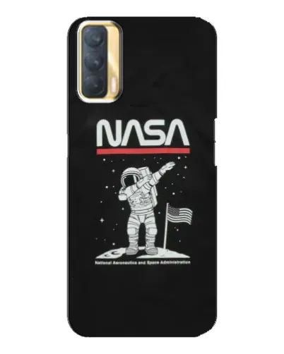 Чехол для OPPO A33 с картинкой «NASA — шагаем по Луне»