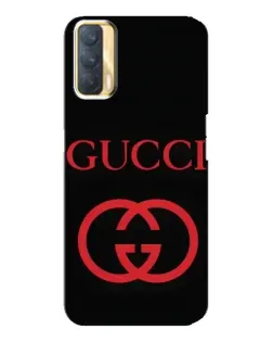 Чехол для OPPO A33 с картинкой «Gucci — красный логотип»