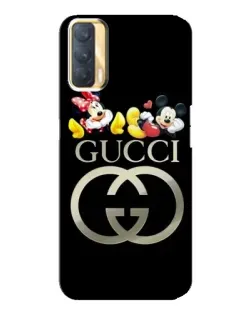 Чехол для OPPO A33 с картинкой «Gucci — герои Disney»