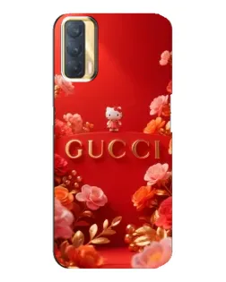 Чехол для OPPO A33 с картинкой «Gucci — золотой сад»