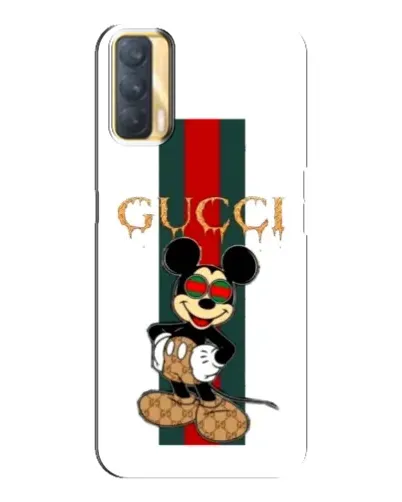 Чехол для OPPO A33 с картинкой «Микки Маус Gucci — полосы»