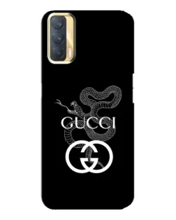 Чехол для OPPO A33 с картинкой «Gucci — серебряная змея»