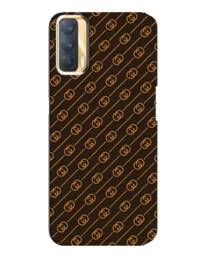 Чехол для OPPO A33 с картинкой «Gucci — золотые диагонали»