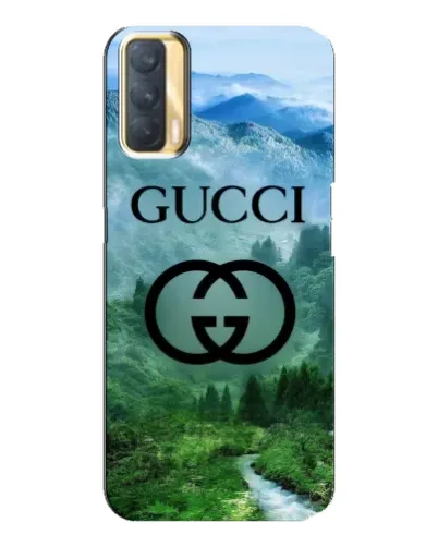 Чехол для OPPO A33 с картинкой «Gucci — горный пейзаж»
