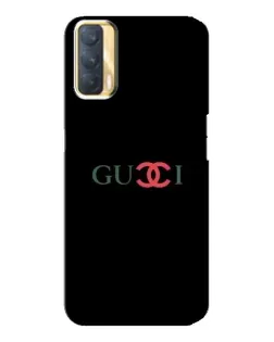 Чехол для OPPO A33 с картинкой «Gucci — красный градиент»