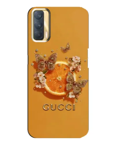 Чехол для OPPO A33 с картинкой «Gucci — золотые бабочки» Чехол для OPPO A33 с картинкой «Gucci — золотые бабочки»