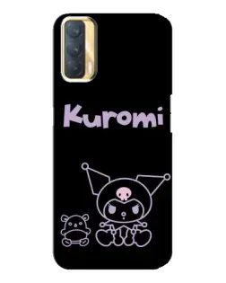Чохол для OPPO A33 з картинкою «Kuromi — чорний мінімалізм» Чохол для OPPO A33 з картинкою «Kuromi — чорний мінімалізм»