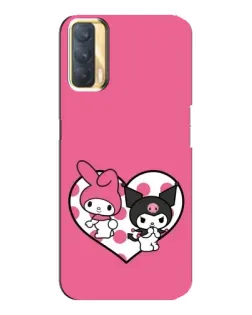Чохол для OPPO A33 з картинкою «Kuromi та My Melody» Чохол для OPPO A33 з картинкою «Kuromi та My Melody»