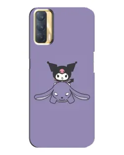 Чохол для OPPO A33 з картинкою «Kuromi на ліловому фоні» Чохол для OPPO A33 з картинкою «Kuromi на ліловому фоні»