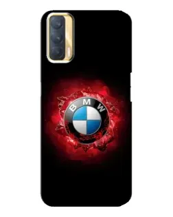 Чехол для OPPO A33 с картинкой «Логотип BMW — вспышка»
