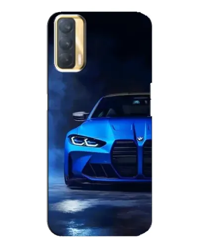 Чехол для OPPO A33 с картинкой «Голубая BMW M4»