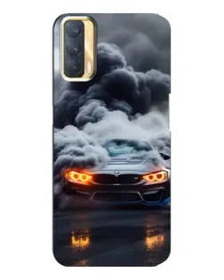 Чехол для OPPO A33 с картинкой «BMW в дыму»