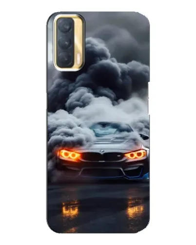 Чехол для OPPO A33 с картинкой «BMW в дыму»