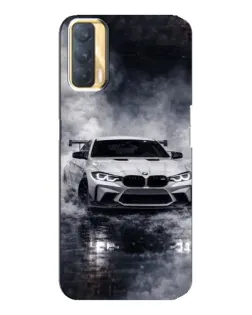 Чехол для OPPO A33 с картинкой «BMW сквозь туман»