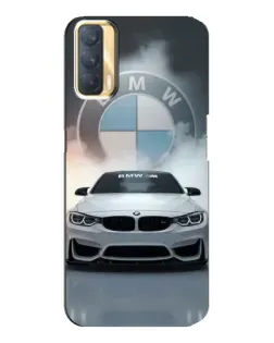 Чехол для OPPO A33 с картинкой «BMW в белом дыму»