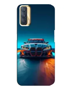 Чехол для OPPO A33 с картинкой «BMW — огни неона»