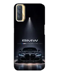 Чехол для OPPO A33 с картинкой «BMW сквозь ночной город»