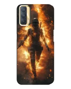 Чехол для OPPO A33 с картинкой «BMW — скорость в дожде»