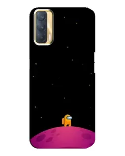 Чехол для OPPO A33 с картинкой «Одинокий герой на планете»