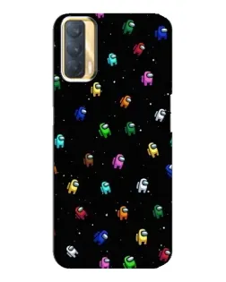 Чехол для OPPO A33 с картинкой «Экипаж Among Us»