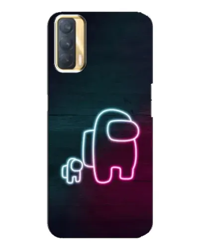 Чехол для OPPO A33 с картинкой «Among Us неон-арт» Чехол для OPPO A33 с картинкой «Among Us неон-арт»
