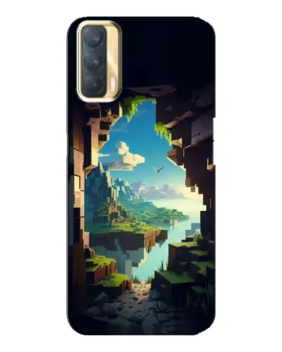 Чехол для OPPO A33 с картинкой «Вид из пещеры»
