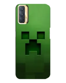 Чехол для OPPO A33 с картинкой «Крипер микро-дизайн»