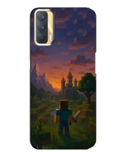 Чехол для OPPO A33 с картинкой «Стив у башни»