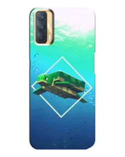 Чохол для OPPO A33 з картинкою «Черепаха Minecraft» Чохол для OPPO A33 з картинкою «Черепаха Minecraft»