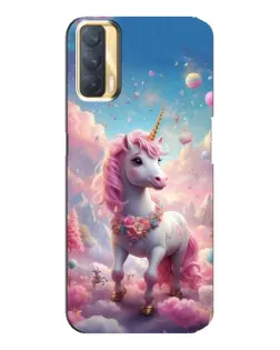 Чохол для OPPO A33 з картинкою «Єдиноріг серед хмар»