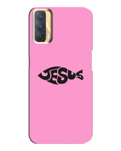 Чохол для OPPO A33 з картинкою «Рожевий символ Jesus»