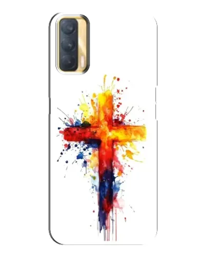 Чохол для OPPO A33 з картинкою «Акварельний хрест»