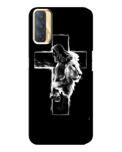 Чехол для OPPO A33 с картинкой «Сияющий крест Jesus»