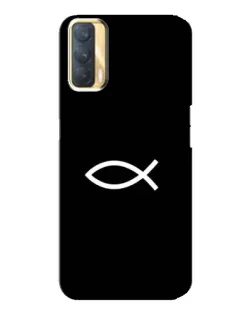 Чехол для OPPO A33 с картинкой «Символ рыбы Jesus»