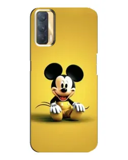 Чохол для OPPO A33 з картинкою «Міккі на жовтому»