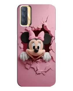 Чохол для OPPO A33 з картинкою «Мінні крізь стіну»
