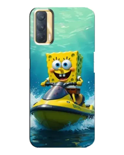 Чохол для OPPO A33 з картинкою «Спанч Боб на гідроциклі» Чохол для OPPO A33 з картинкою «Спанч Боб на гідроциклі»