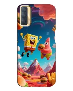 Чохол для OPPO A33 з картинкою «Космічний фастфуд»