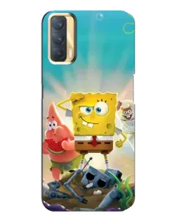Чохол для OPPO A33 з картинкою «Спанч Боб переможець»