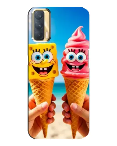 Чохол для OPPO A33 з картинкою «Спанч Боб морозиво» Чохол для OPPO A33 з картинкою «Спанч Боб морозиво»