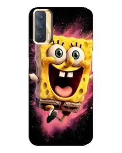 Чохол для OPPO A33 з картинкою «Вибуховий Спанч Боб»
