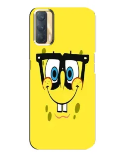 Чехол для OPPO A33 с картинкой «Минималистичный Спанч Боб» Чехол для OPPO A33 с картинкой «Минималистичный Спанч Боб»