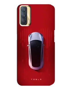 Чехол для OPPO A33 с картинкой «Tesla Top View» Чехол для OPPO A33 с картинкой «Tesla Top View»