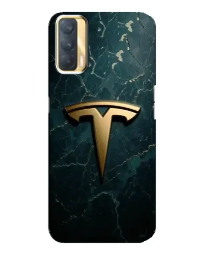 Чехол для OPPO A33 с картинкой «Мраморная Tesla Gold»