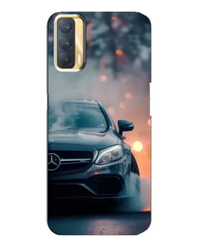 Чехол для OPPO A33 с картинкой «Mercedes — ночной город»