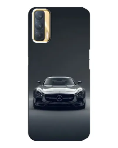 Чехол для OPPO A33 с картинкой «Mercedes на черном»
