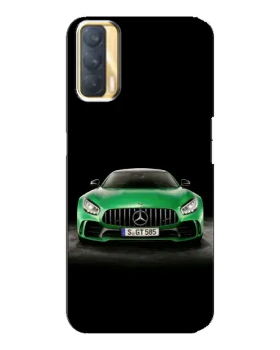 Чехол для OPPO A33 с картинкой «Mercedes — неоновый лого»