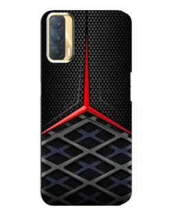 Чехол для OPPO A33 с картинкой «Mercedes Carbon Grid»