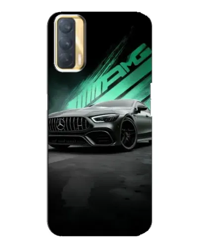 Чехол для OPPO A33 с картинкой «Темный Mercedes AMG»